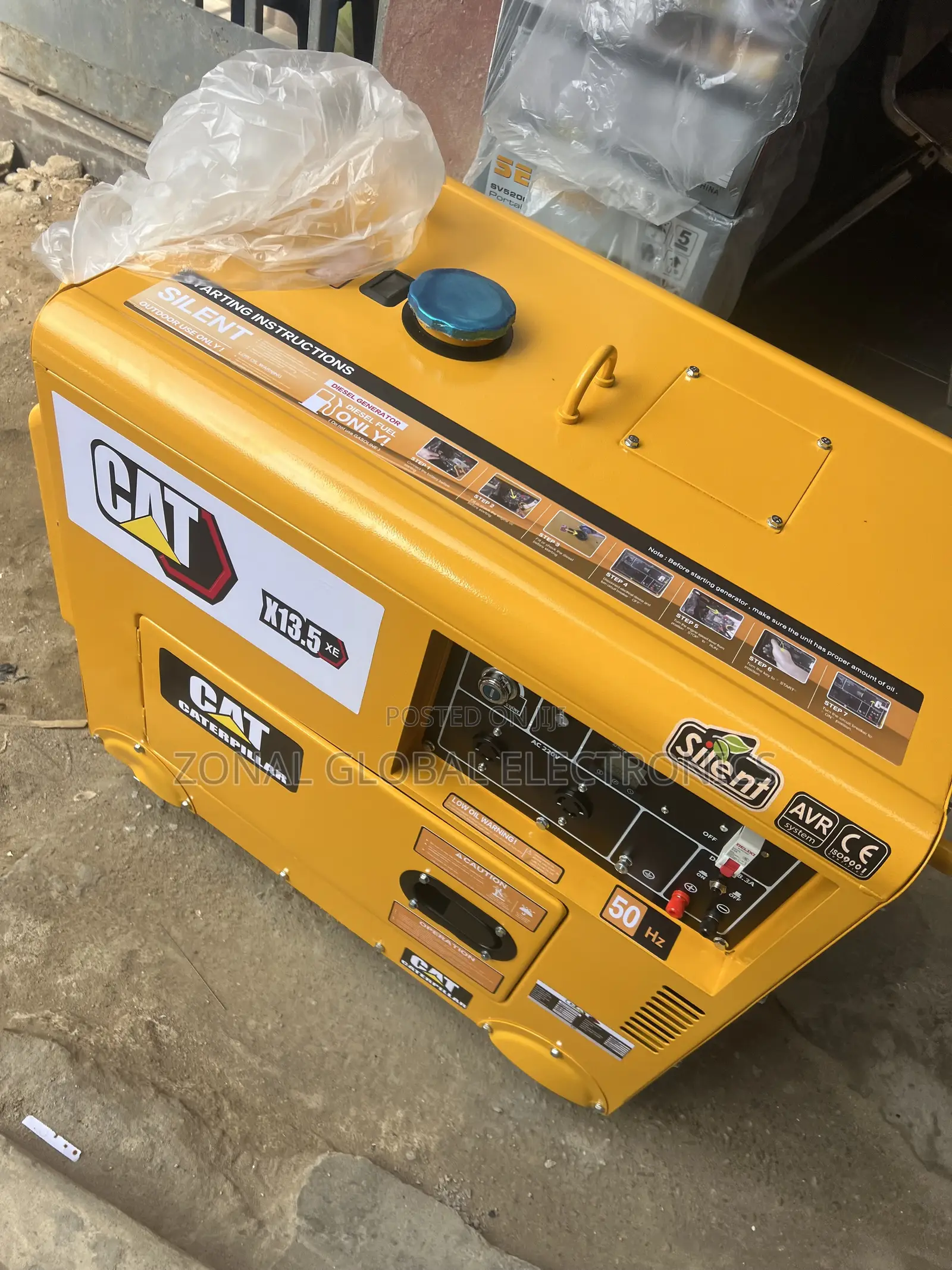 CAT X13.5 XE Soundproof Generator 13kva