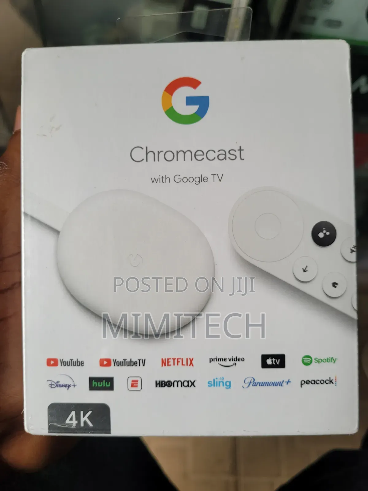 Google Chromecast With Google TV 4K - HDR Streaming + Voice Remote