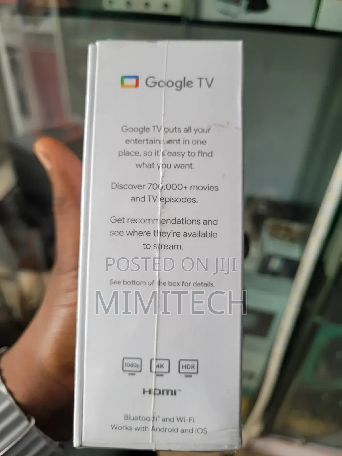 Google Chromecast With Google TV 4K - HDR Streaming + Voice Remote