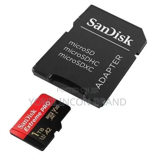 SANDISK Extreme PRO microSD Card + Adapter 1TB, Up to 200mb/S