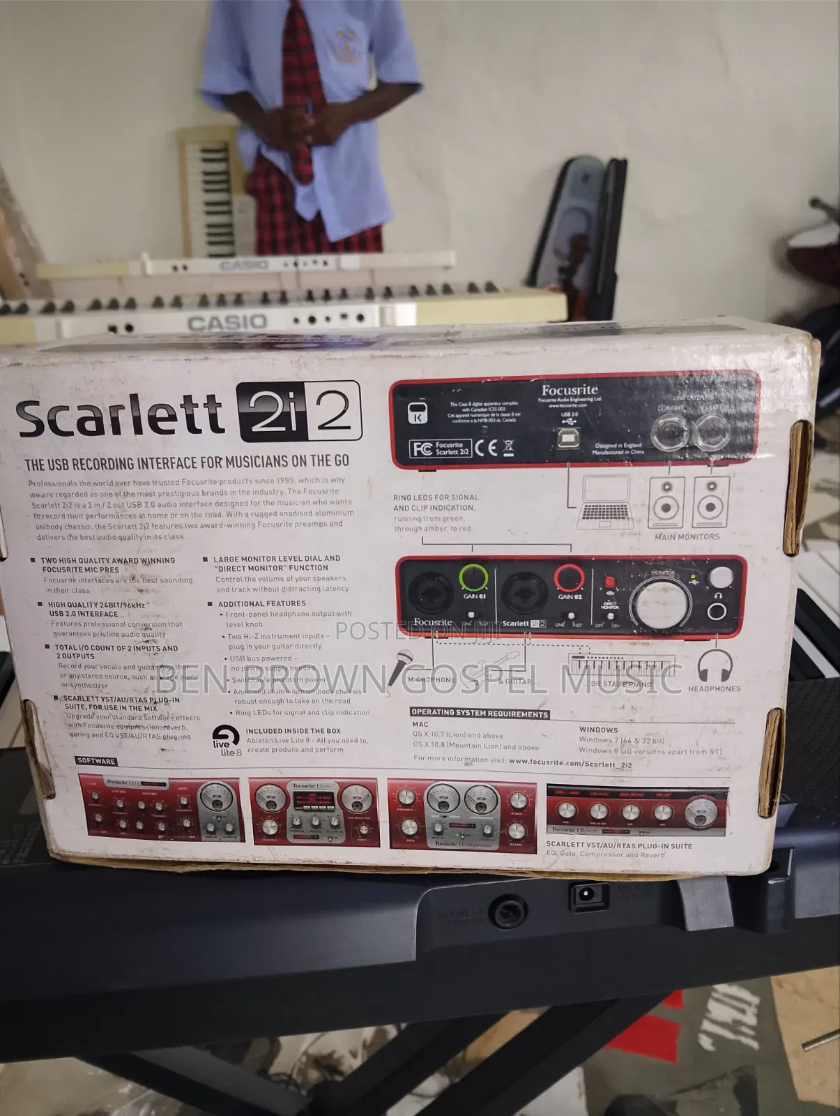 Original Scarlet 2i2 Sound Card (First Generation)