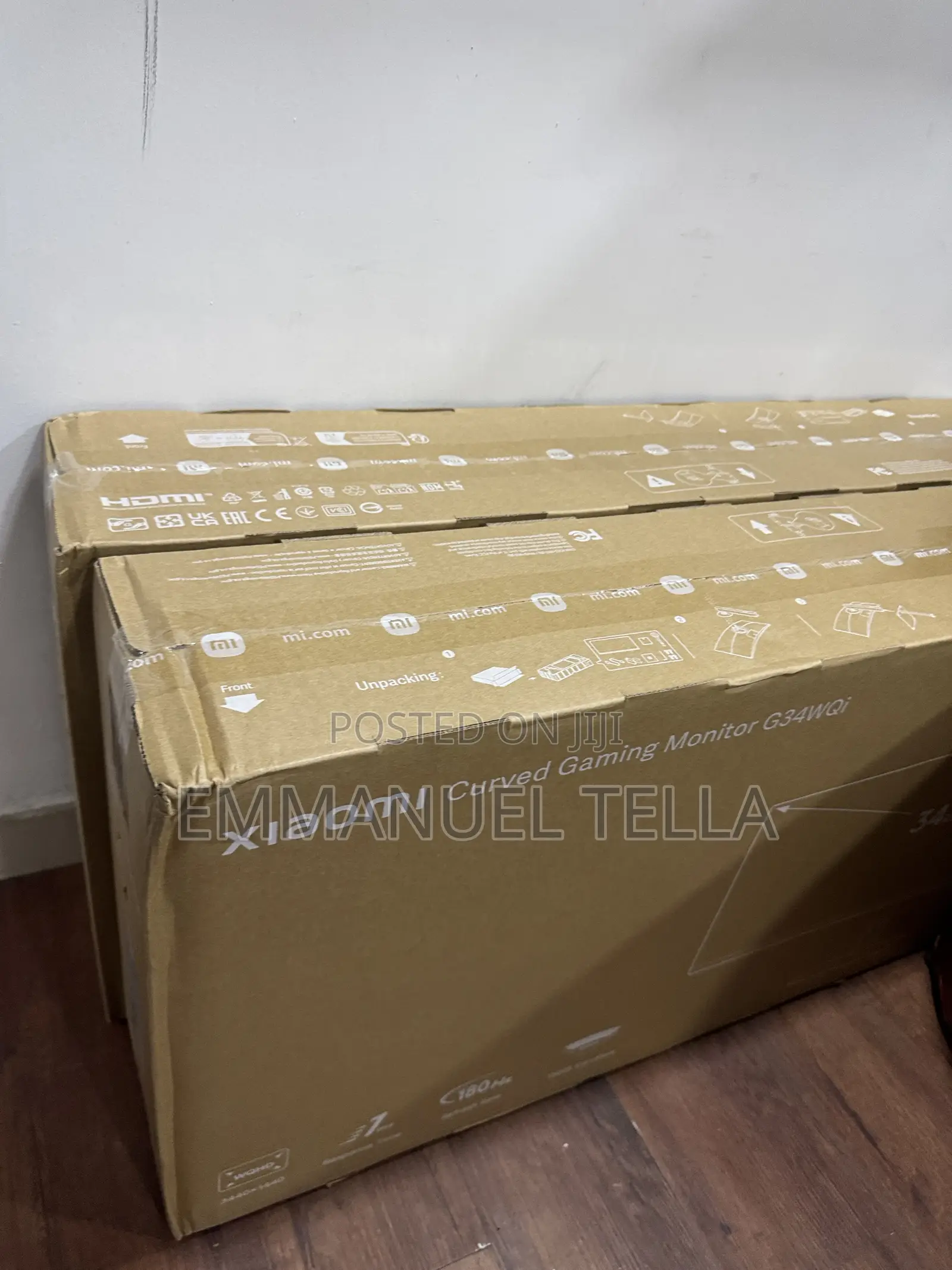 XIAOMI Redmi 34 Inch G34WQ IPS 180Hz Curved Gaming Monitor
