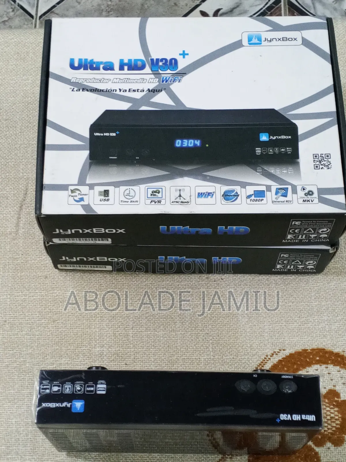 JynxBox Ultra HD V30+ Multimedia WiFi Player