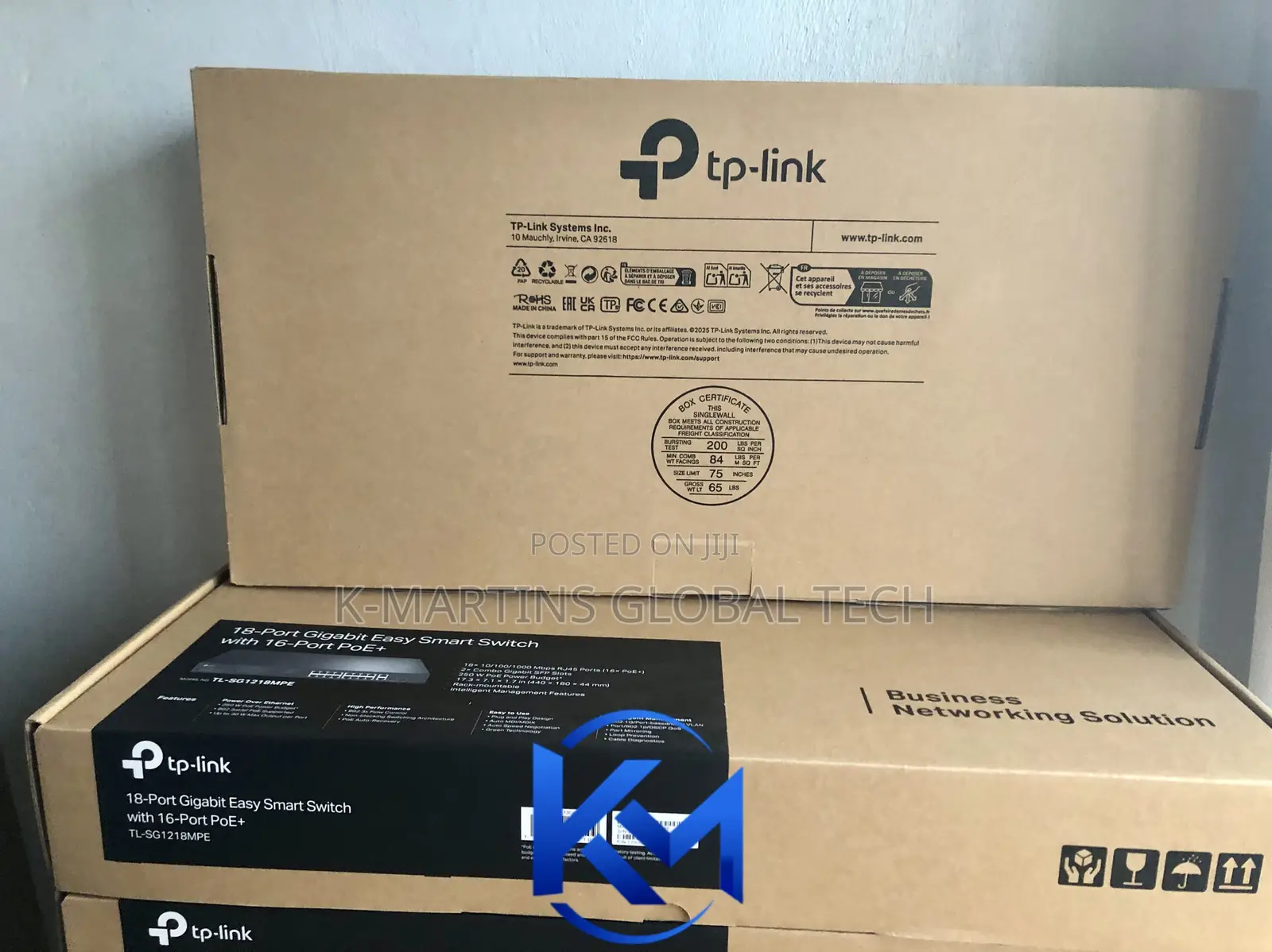 TP-Link TL-SG1218MPE 18 Port Gigabit 16 Port PoE+ Managed Switch