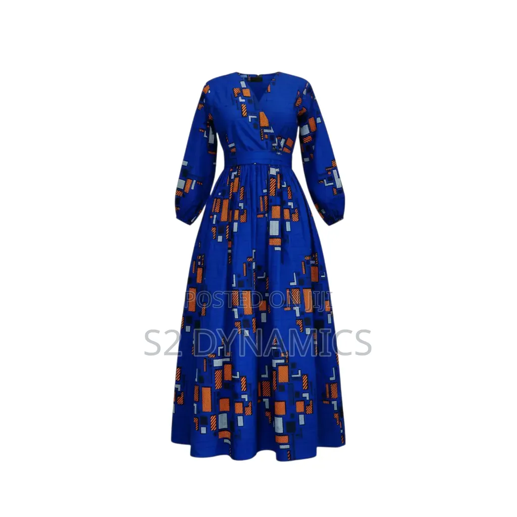 Blue Wrap Dress