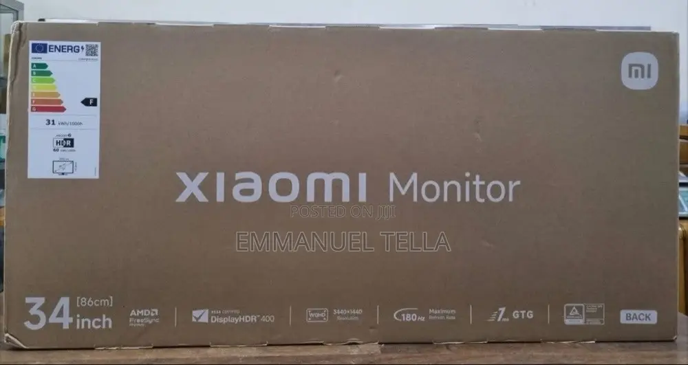 Redmi Ultra G34WQ 34-Inch Curved Gaming Monitor