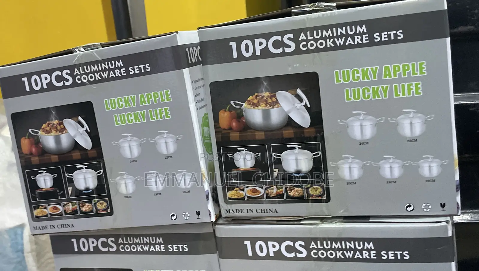 10pcs Stainless Pot
