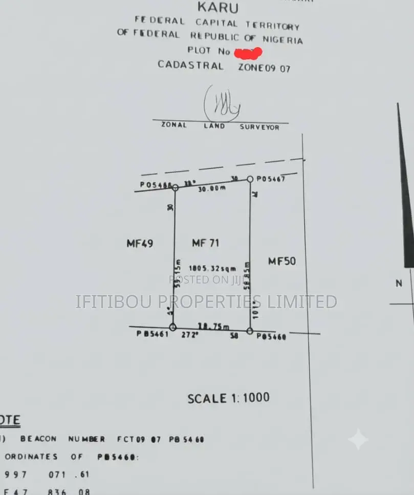 Karu Residential Land (1800sqm) for Sale