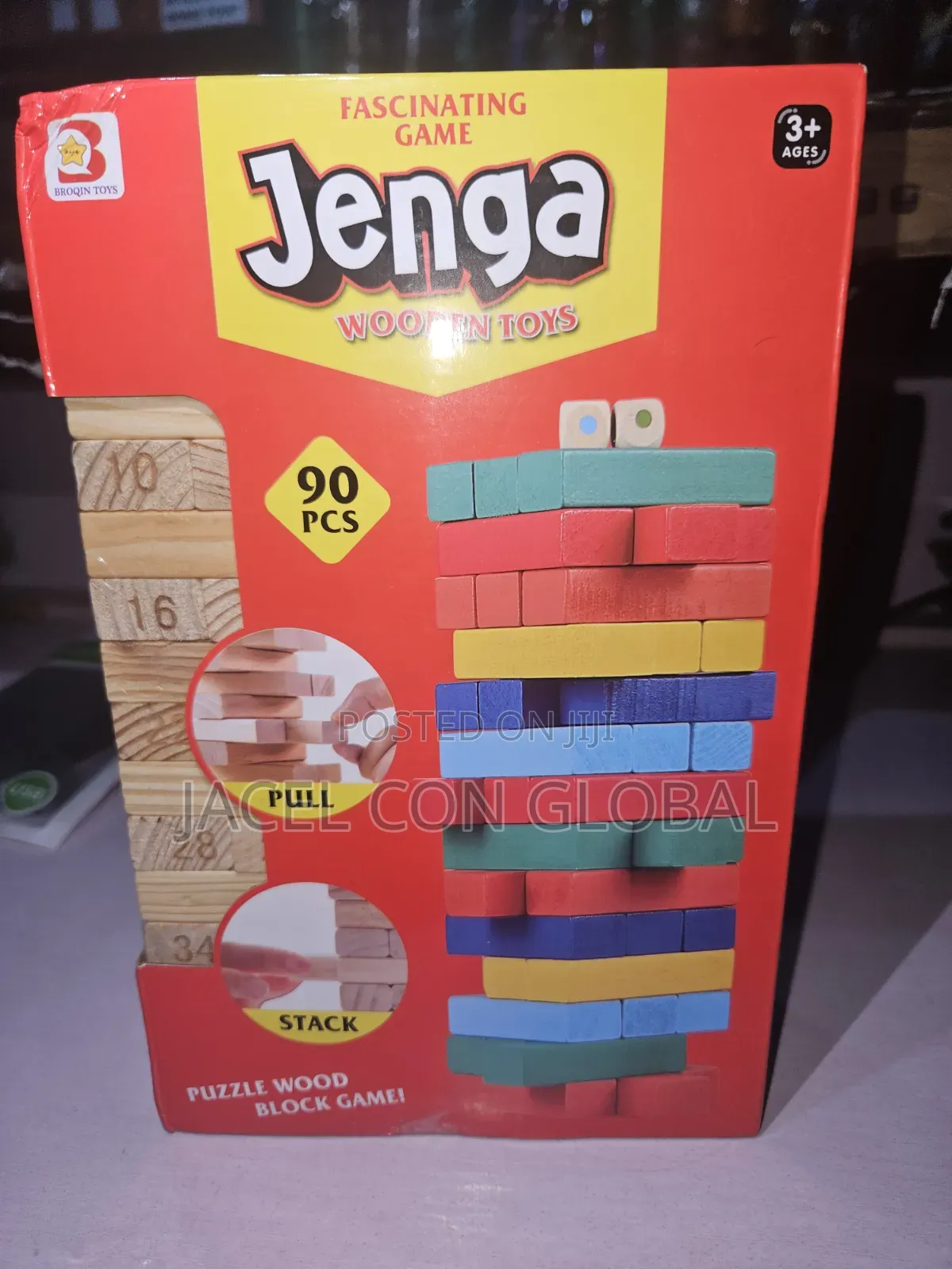 90pcs / 72pcs / 54pcs or 48pcs Jenga Game