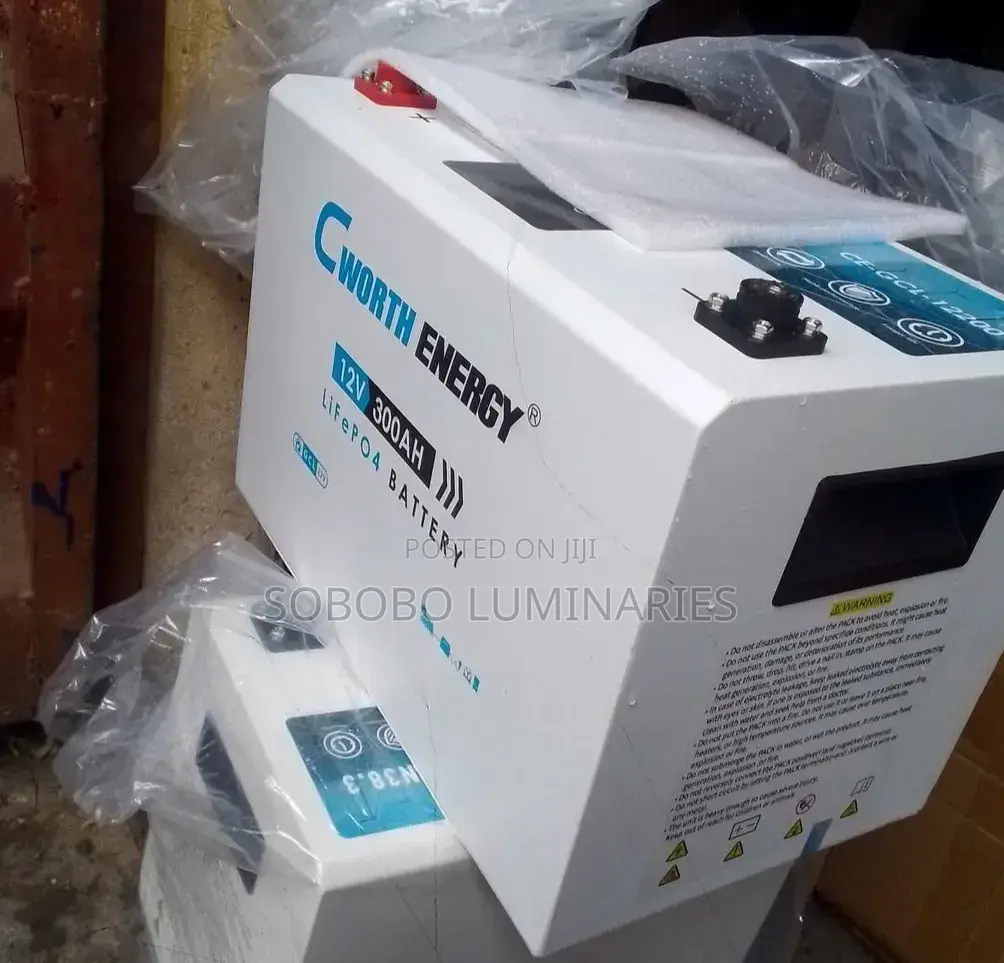Cworth Energy 12v 300ah 3.8kwh Lithium Ion Battery