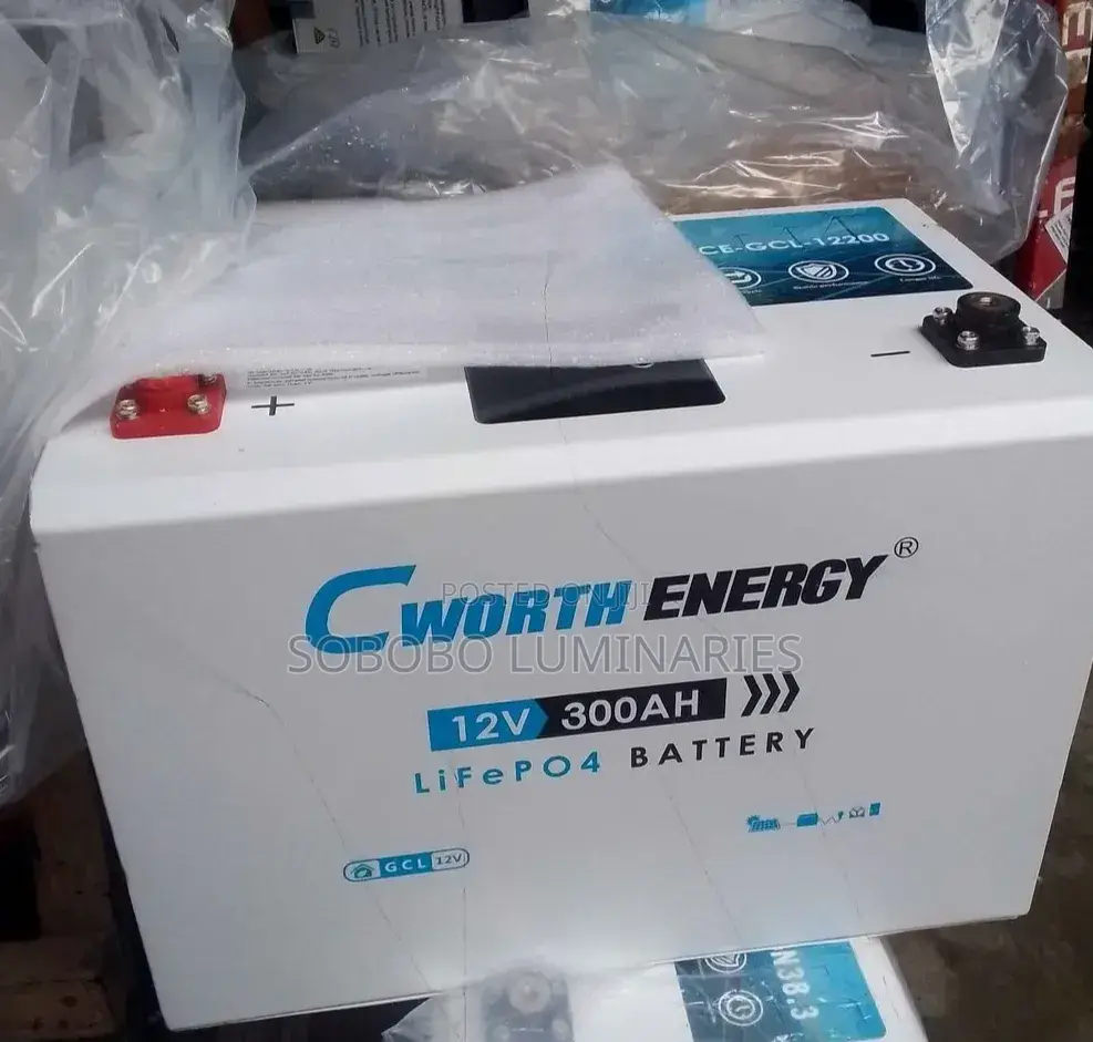 Cworth Energy 12v 300ah 3.8kwh Lithium Ion Battery
