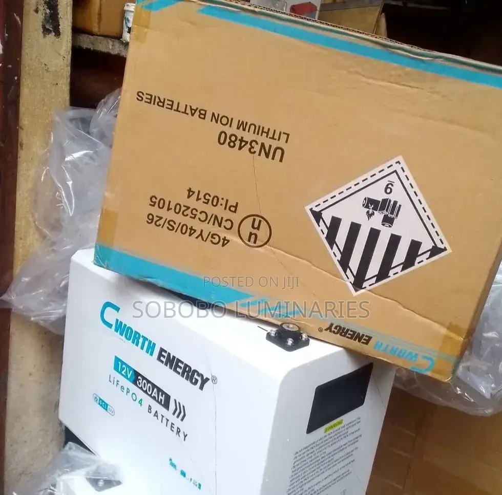 Cworth Energy 12v 300ah 3.8kwh Lithium Ion Battery