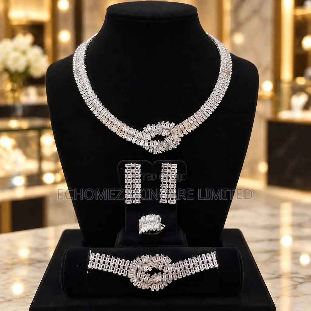 Origina Zirconia Stone Necklace Set