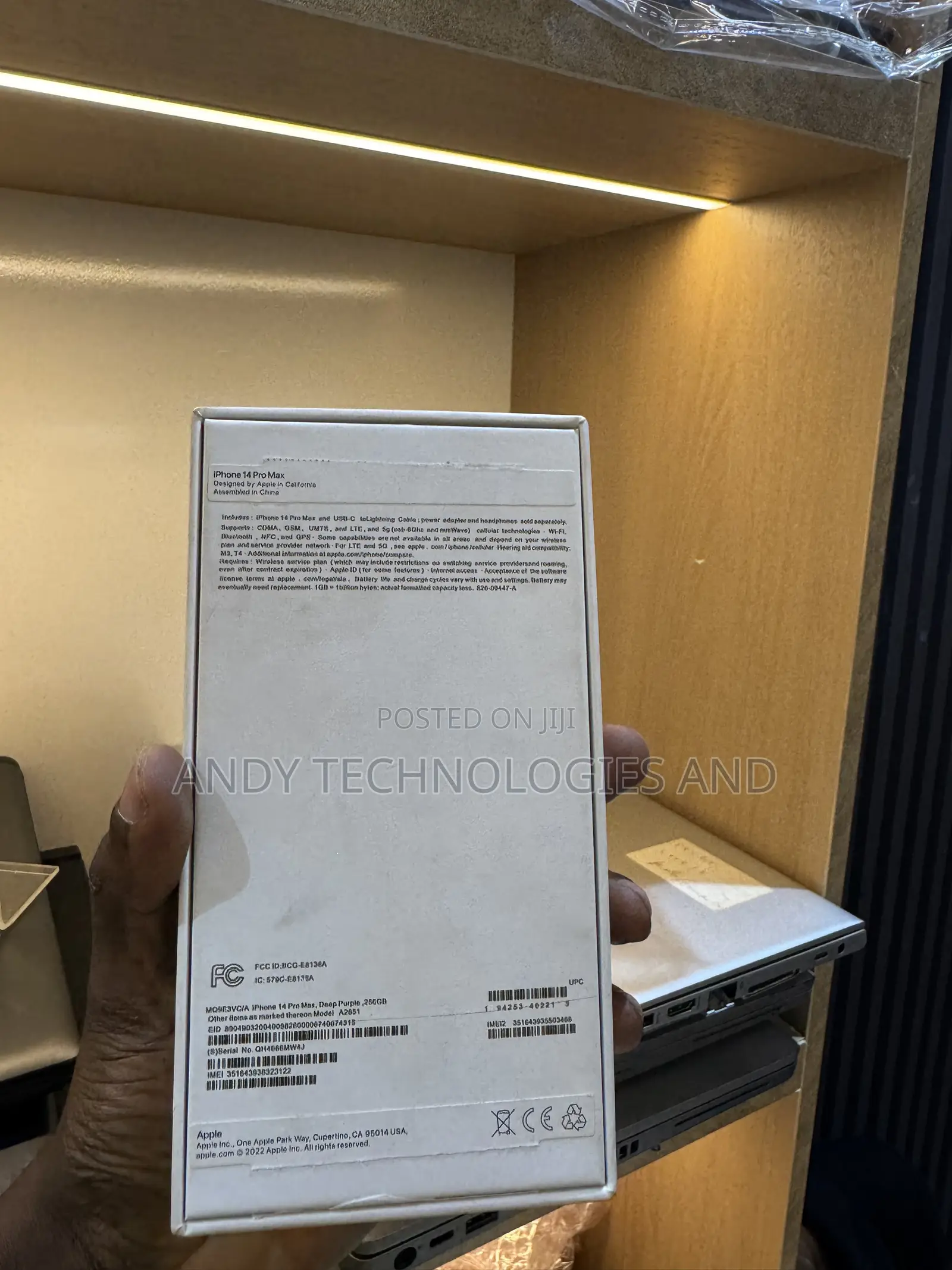 New Apple iPhone 14 Pro Max 256 GB Purple