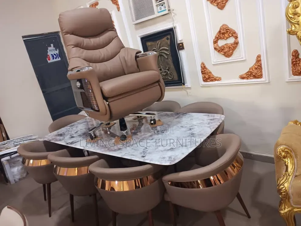Executive Marble Top Dining Set by 6Seaters
