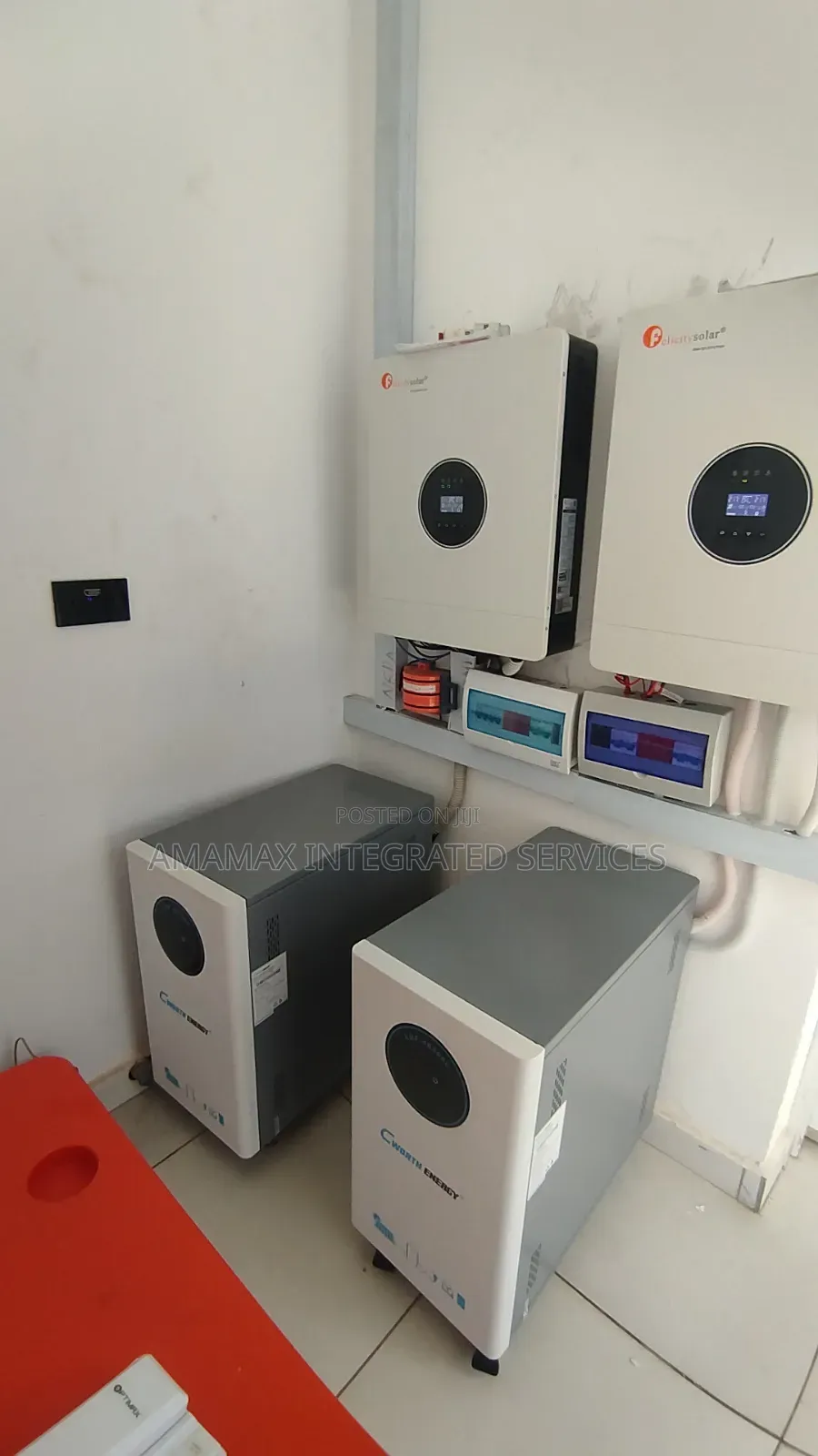 24 KW Hybrid Inverter 48volt and 30kwh Lithium Batteries