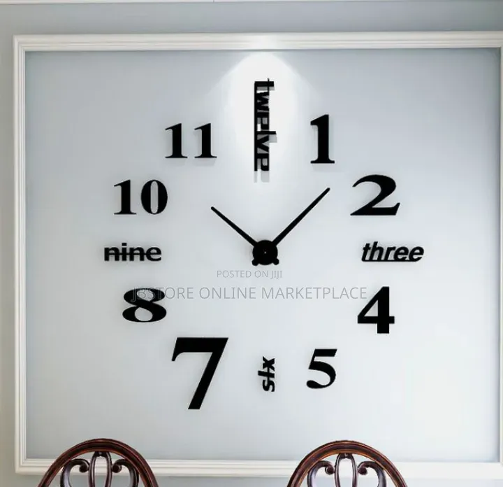 Diy Wall Clock Biggest Size 120cm (47inch) 4ft by 4ft