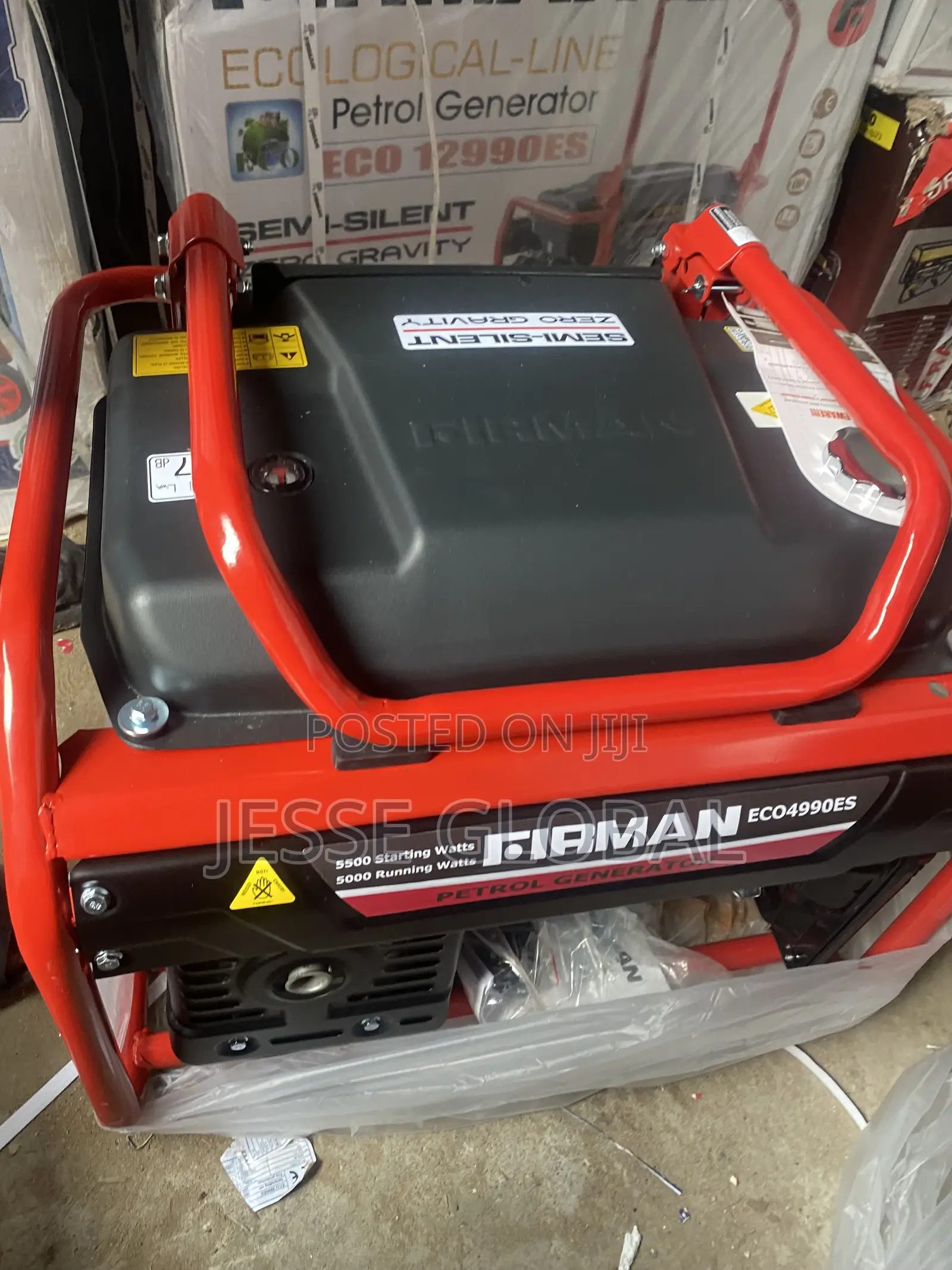SUMEC FIRMAN 5.5KVA Key Starter Generator With Tyres