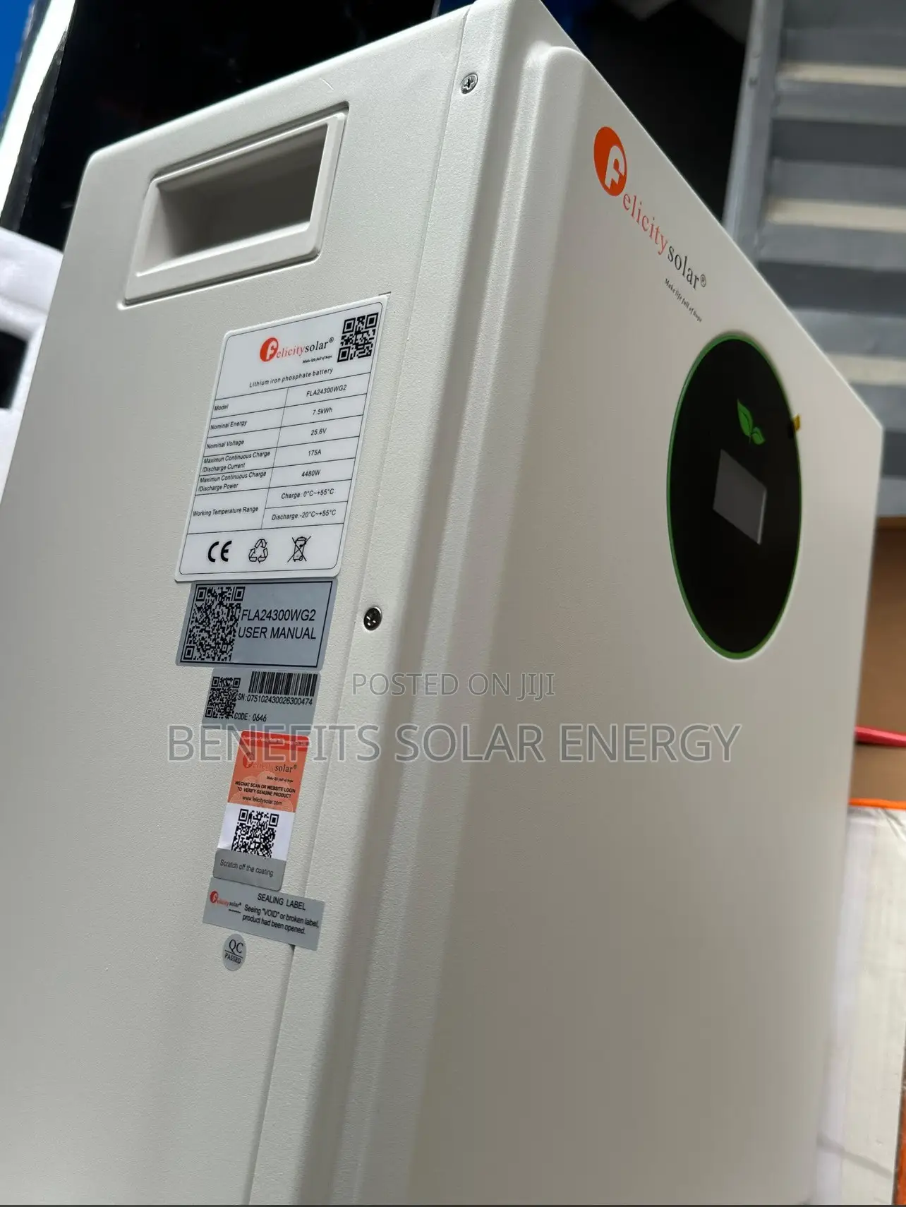 7.5kwh 24v Felicity Lithium Battery