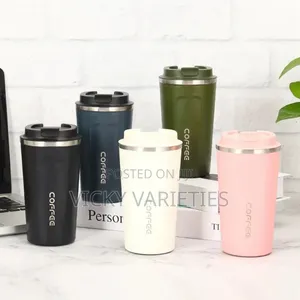 Stainless Steel Insulated Double Wall Vacuum Coffee Mug With Lid