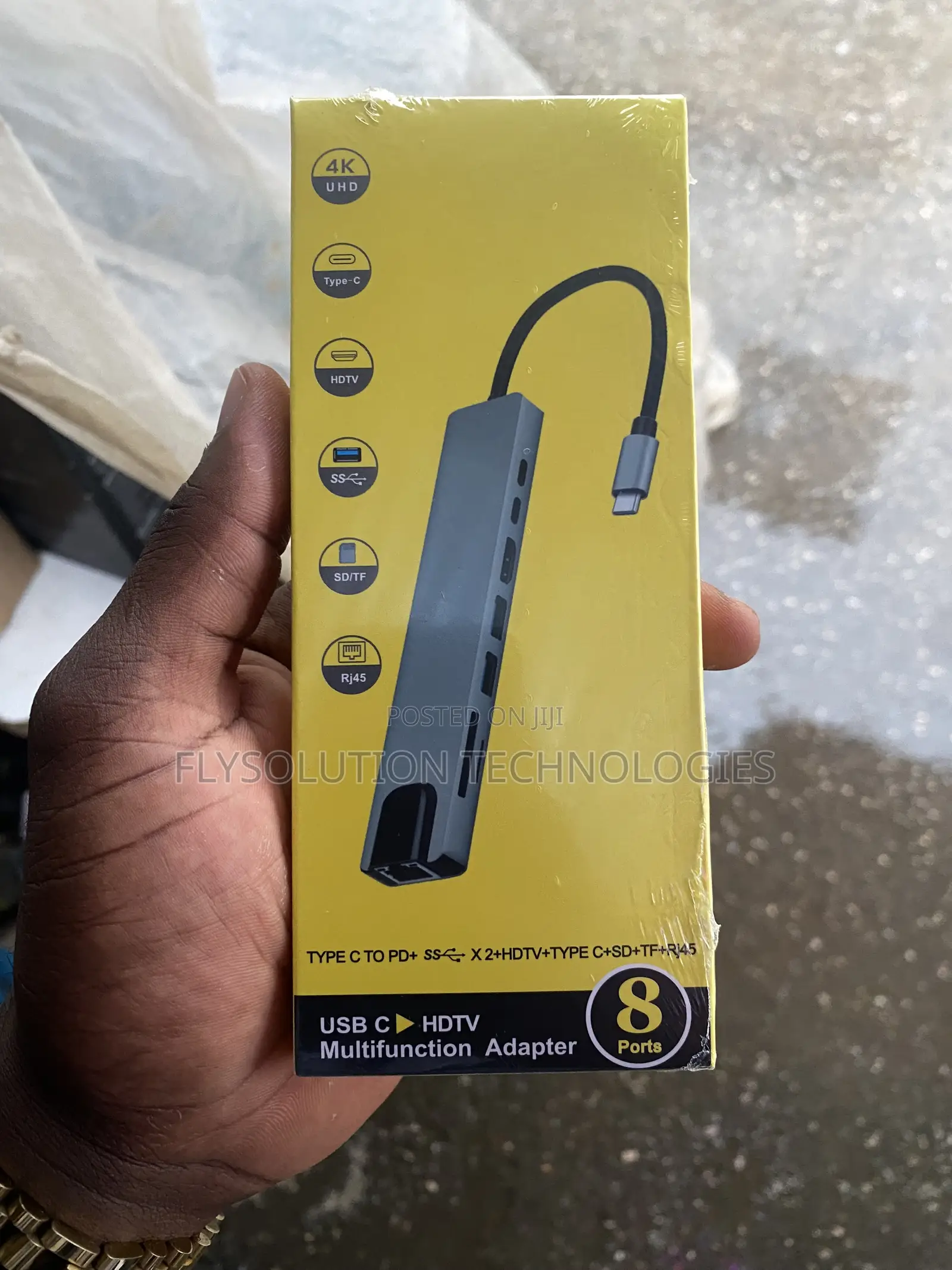 USB-C Type-C 8 Port Hub Dock