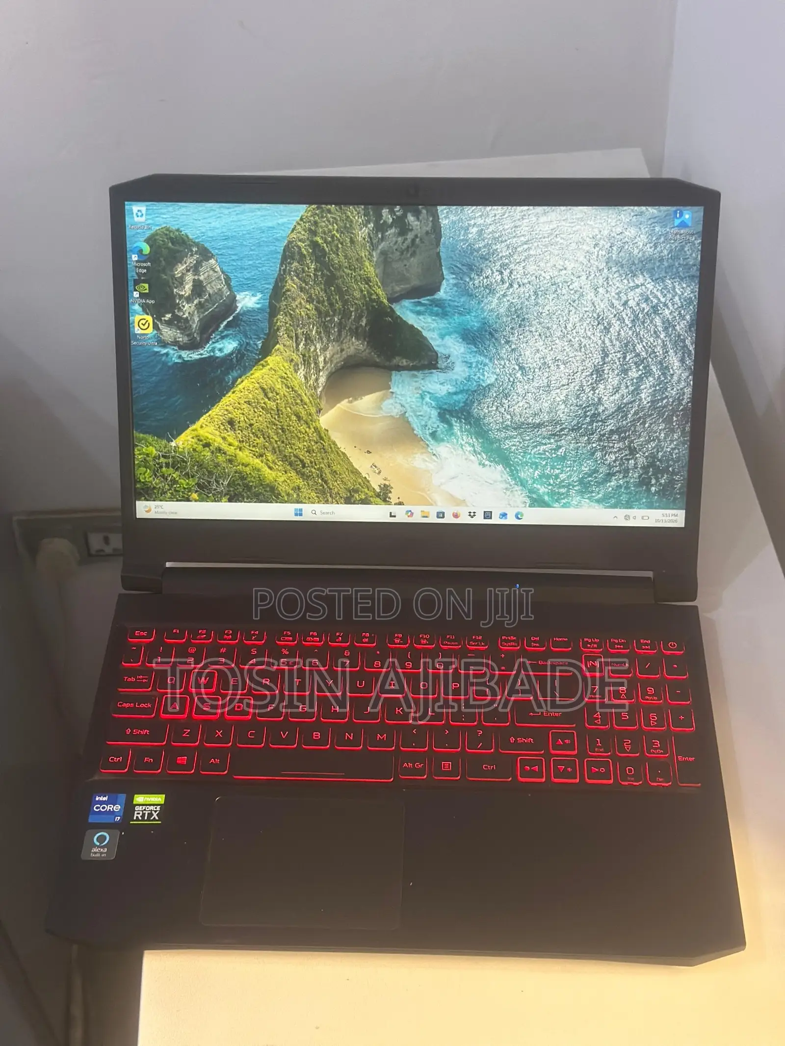 Laptop Acer Nitro 5 8GB Intel Core i7 SSD 512GB