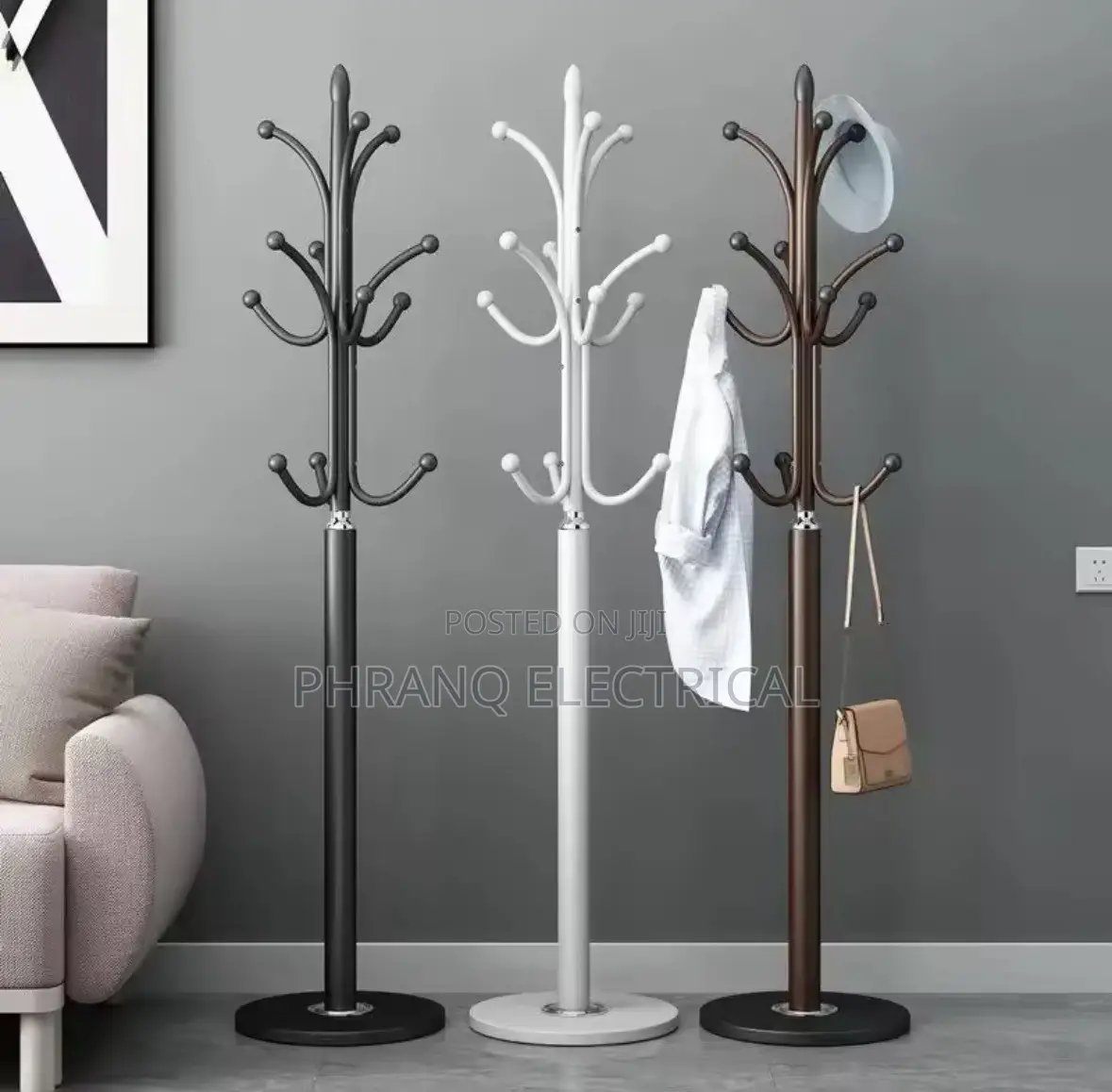 Coat Rack Metal Body Iron Art Design