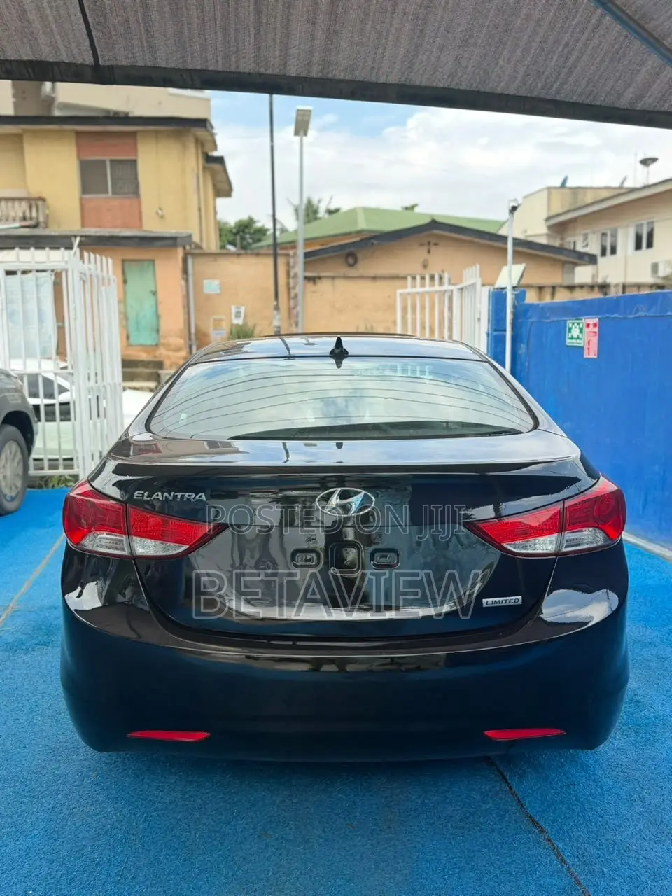 Hyundai Elantra Limited 2012 Black