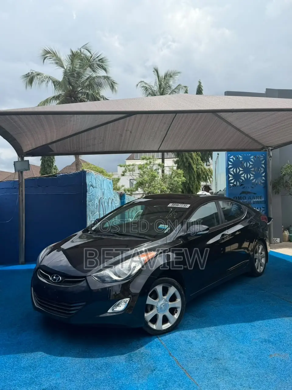 Hyundai Elantra Limited 2012 Black