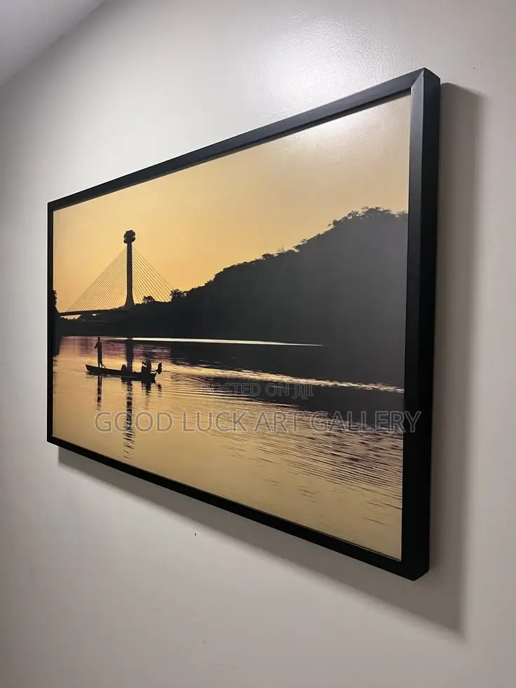 Black Framed Acrylic Art