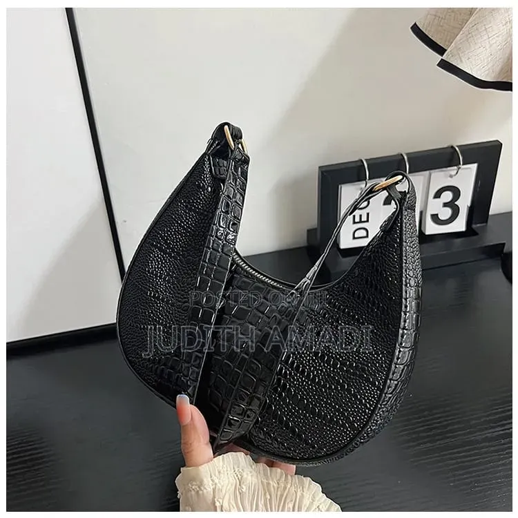 Croc Mini Half Moon Bag With Chain Strap | PH
