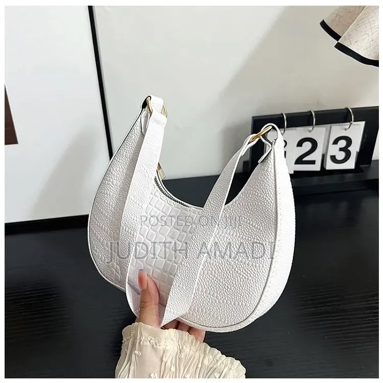 Croc Mini Half Moon Bag With Chain Strap | PH