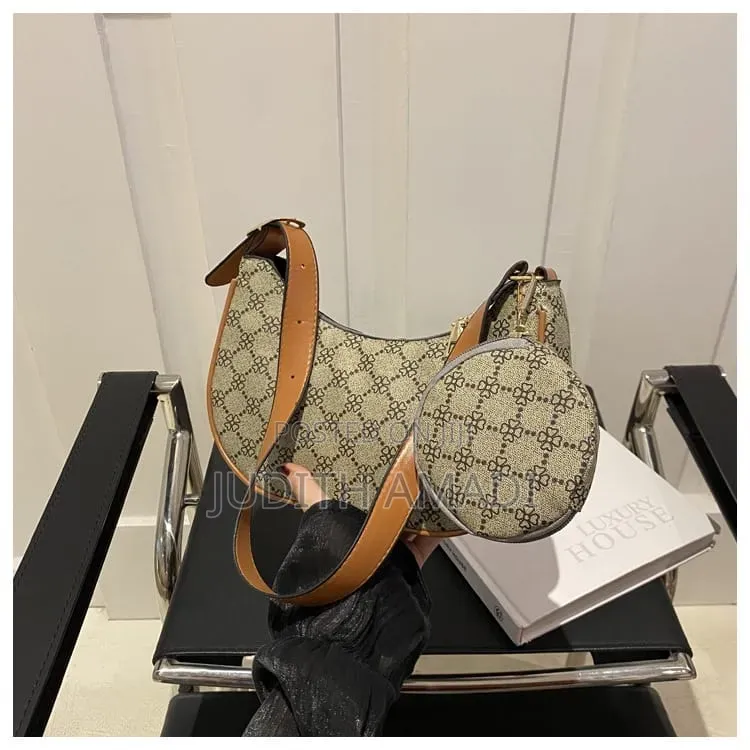 Designer Monogram Shoulder Bag With Coin Purse | PH