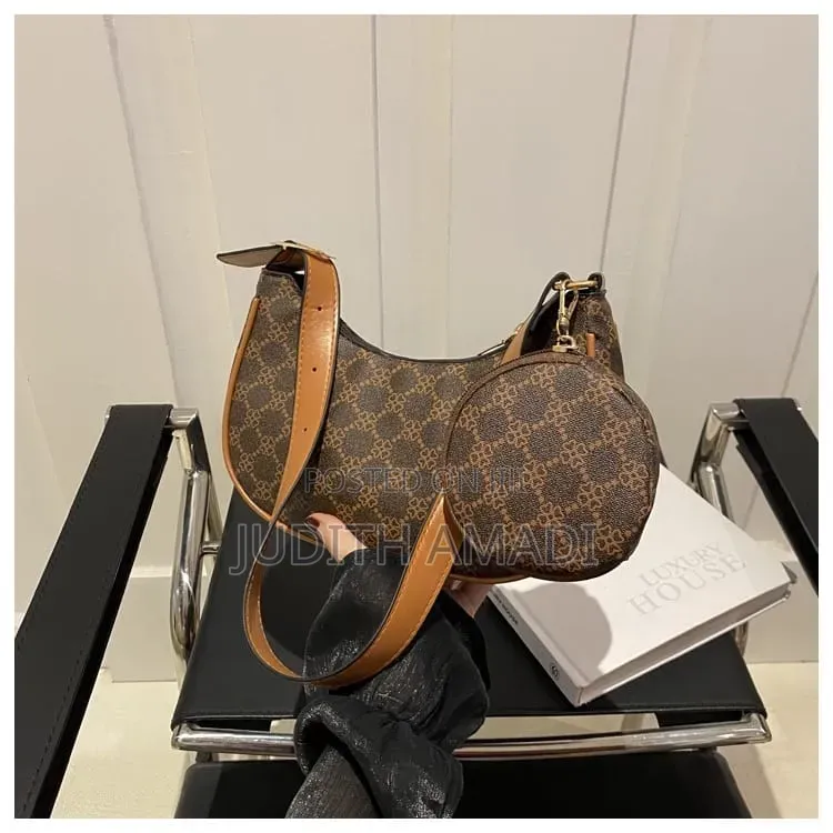 Designer Monogram Shoulder Bag With Coin Purse | PH