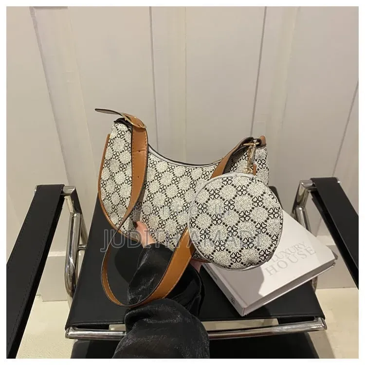 Designer Monogram Shoulder Bag With Coin Purse | PH