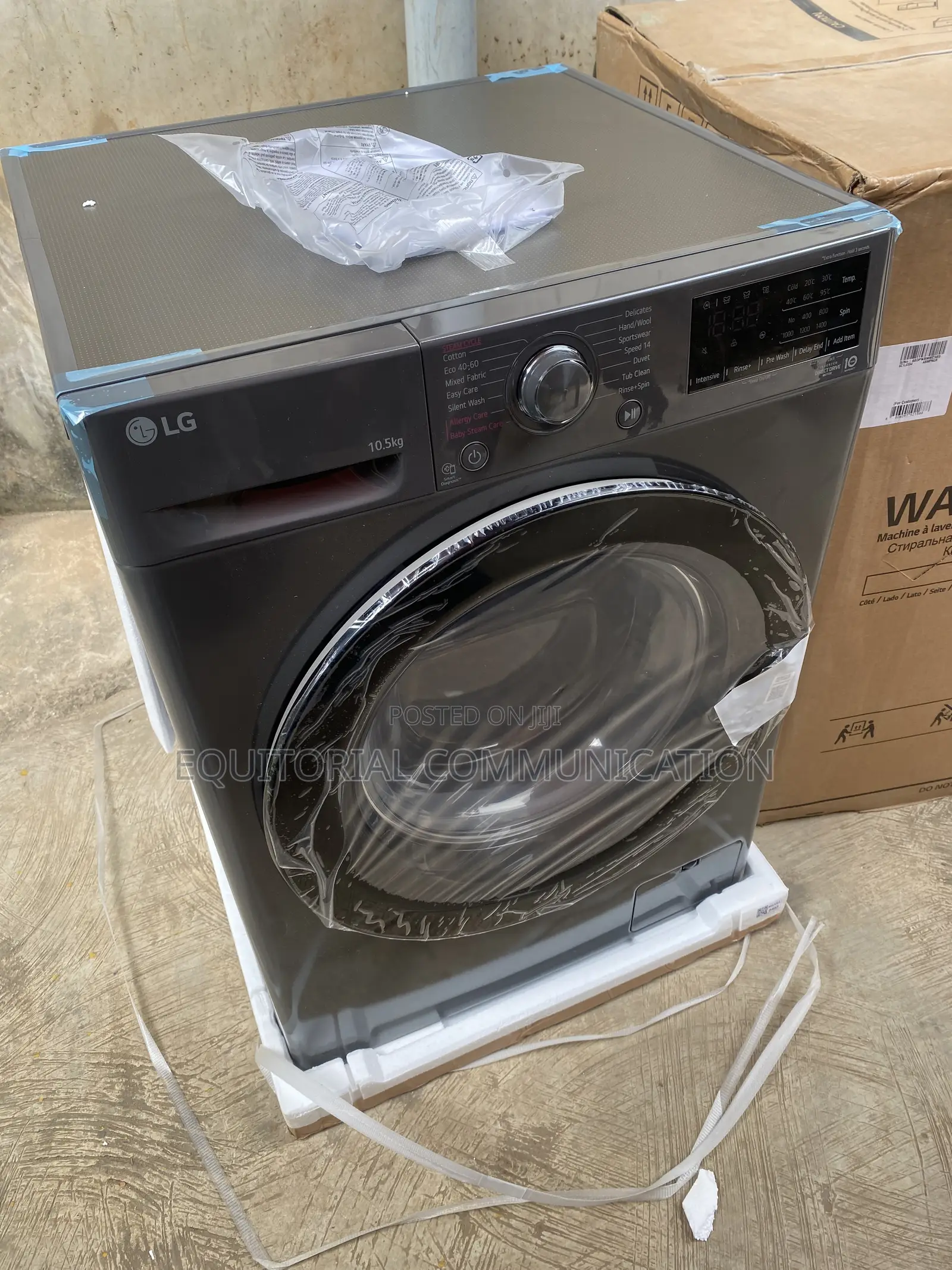 LG F4V3RYP6JE 10.5KG Automatic Front-Loading Washer