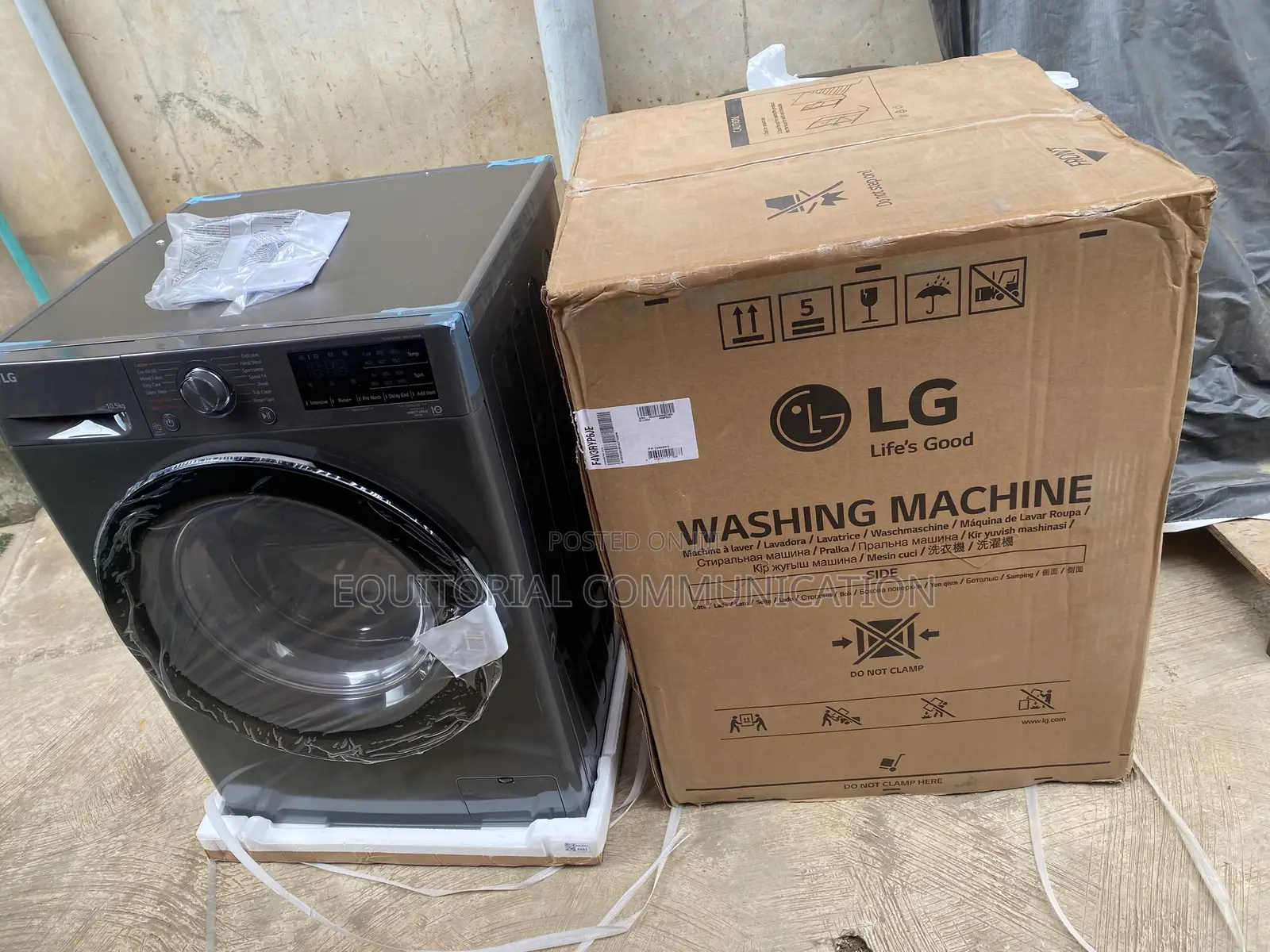 LG 10.5KG F4V3RYP6JE Automatic Laundry Washer