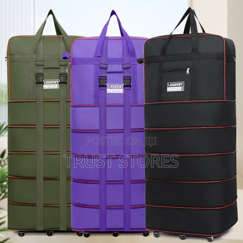 Foldable Jumbo Sized Trolley Luggage Bag