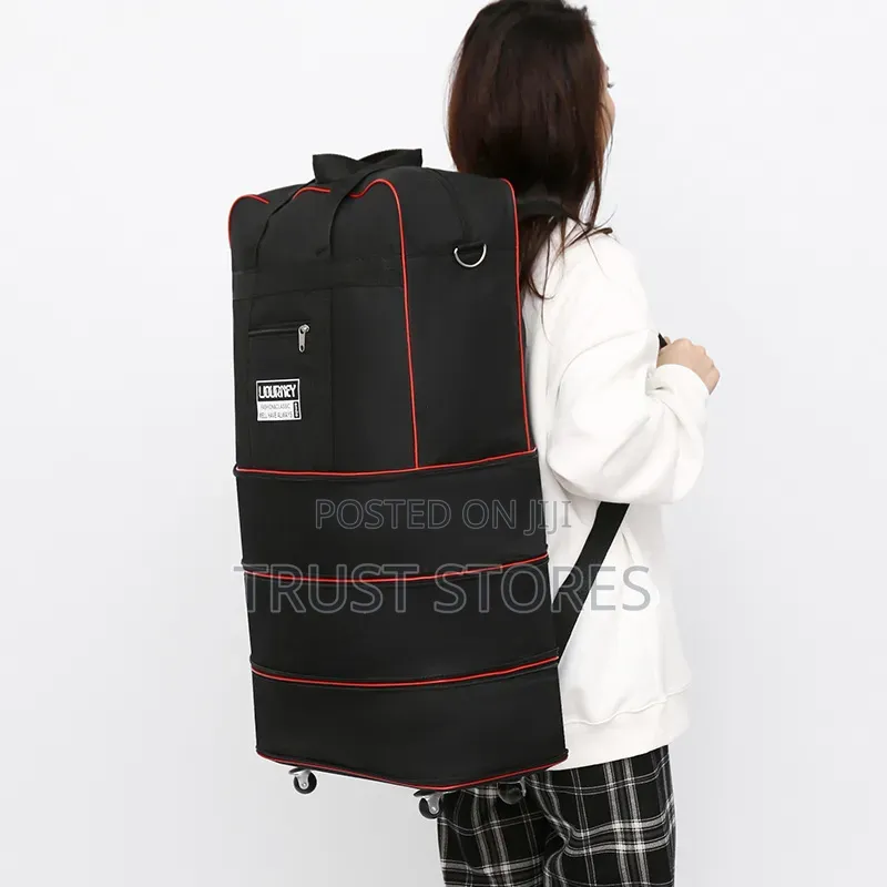 Foldable Jumbo Sized Trolley Luggage Bag