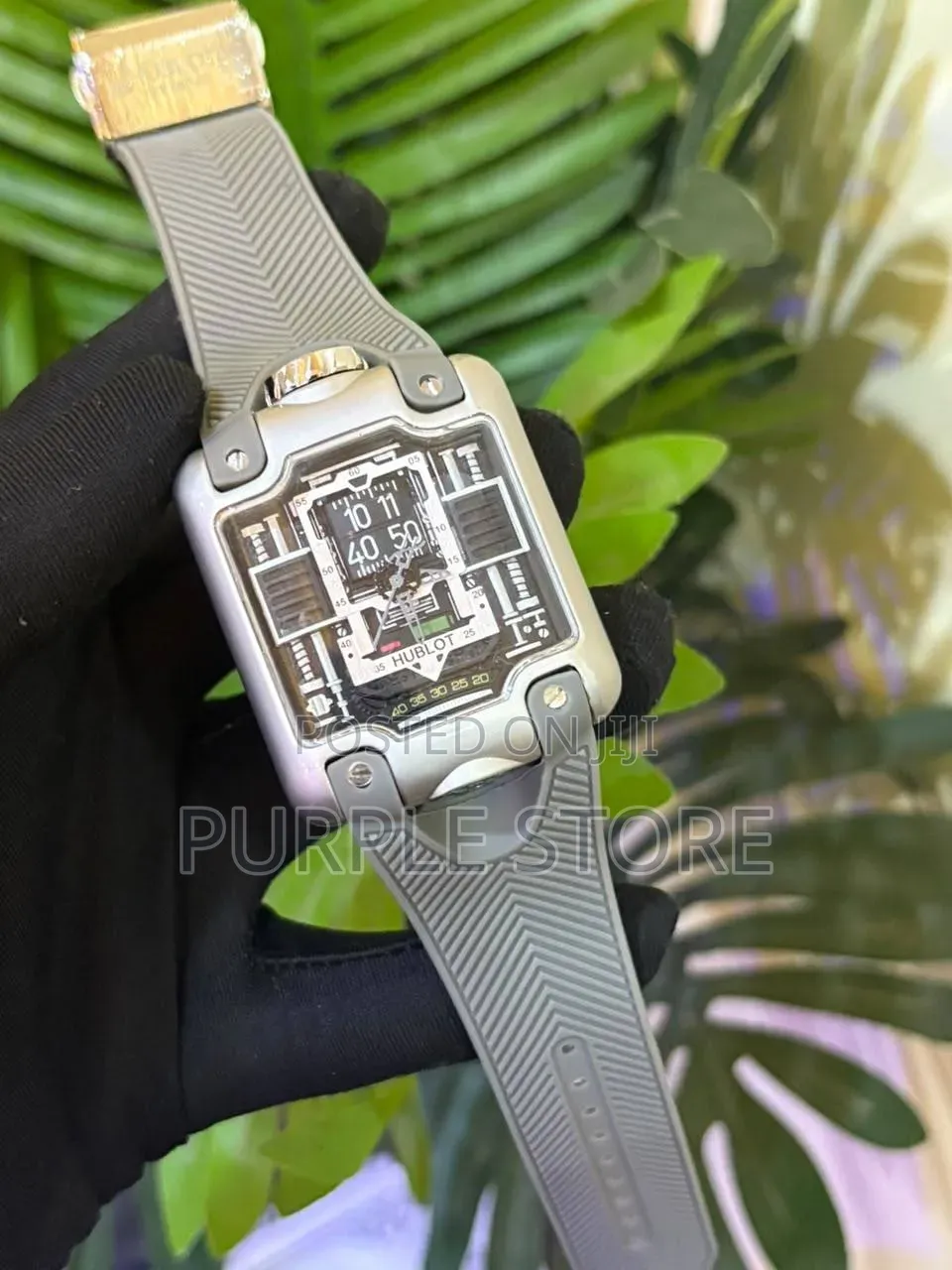 Hublot Wristwatches for Guys Silicone Strap