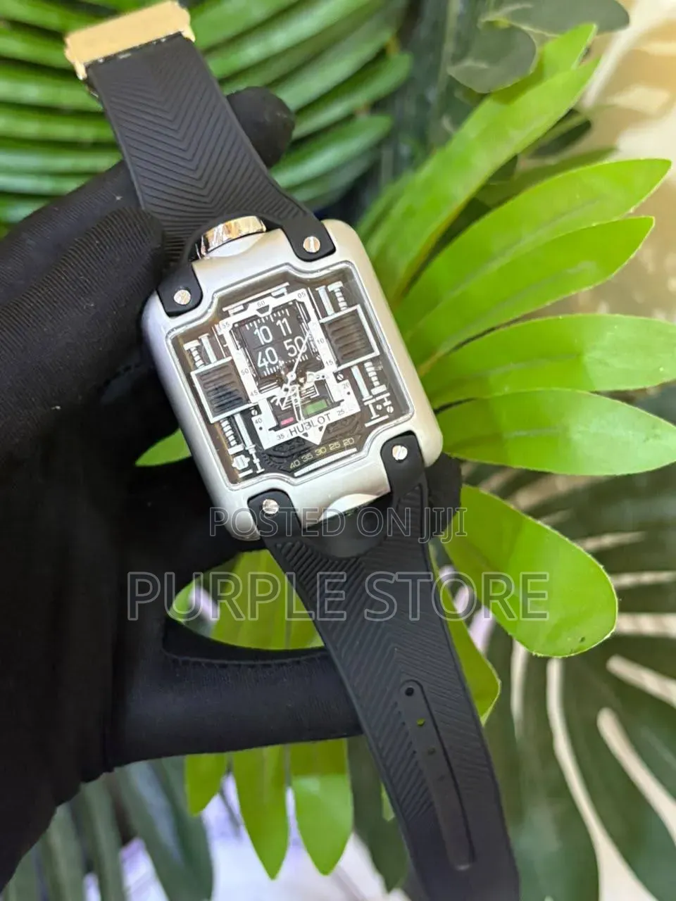 Hublot Wristwatches for Guys Silicone Strap