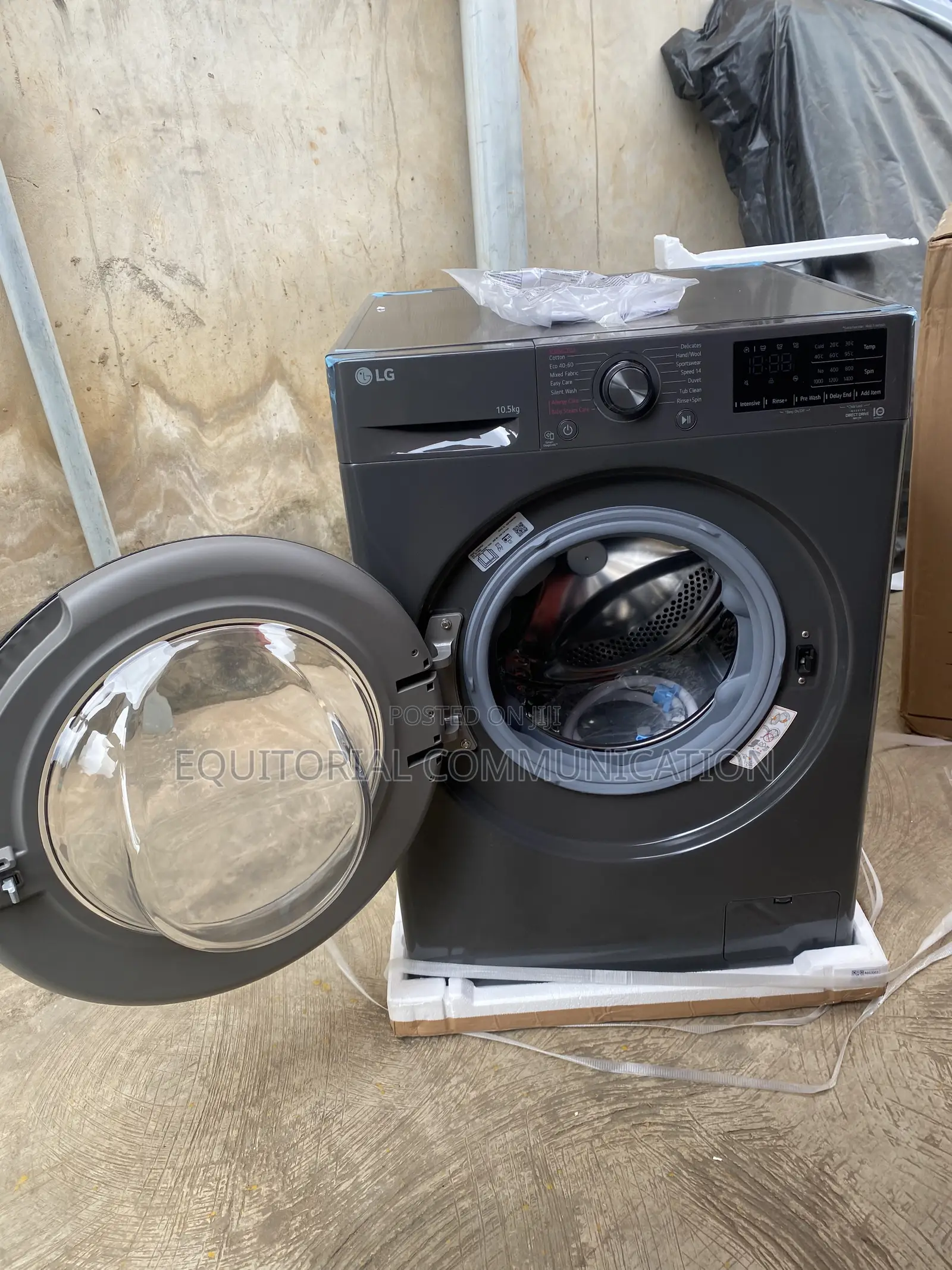 LG 10.5KG Laundry Washer F4V3RYP6JE Front-Load Model