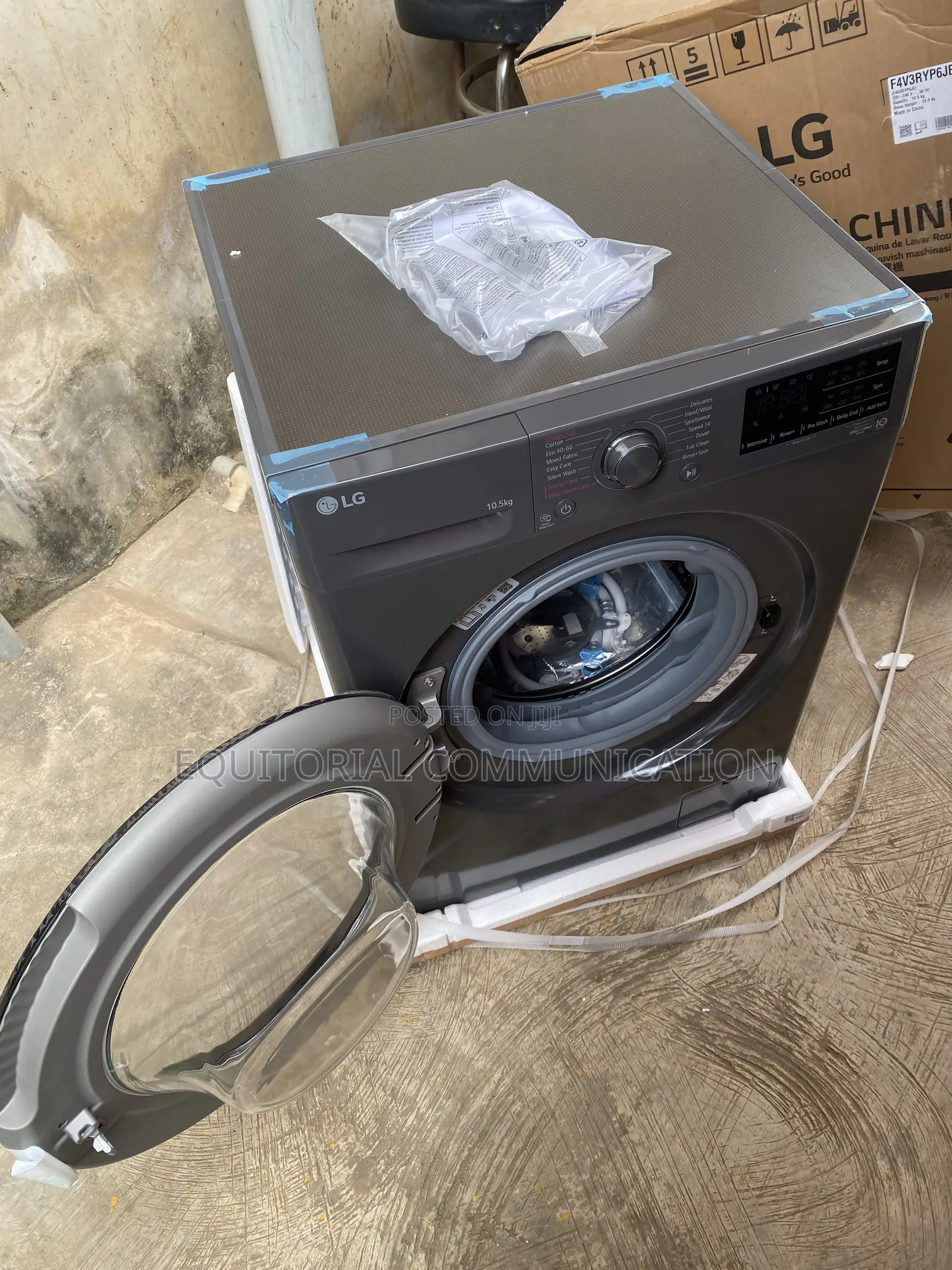LG F4V3RYP6JE 10.5KG Automatic Front-Load Laundry Machine
