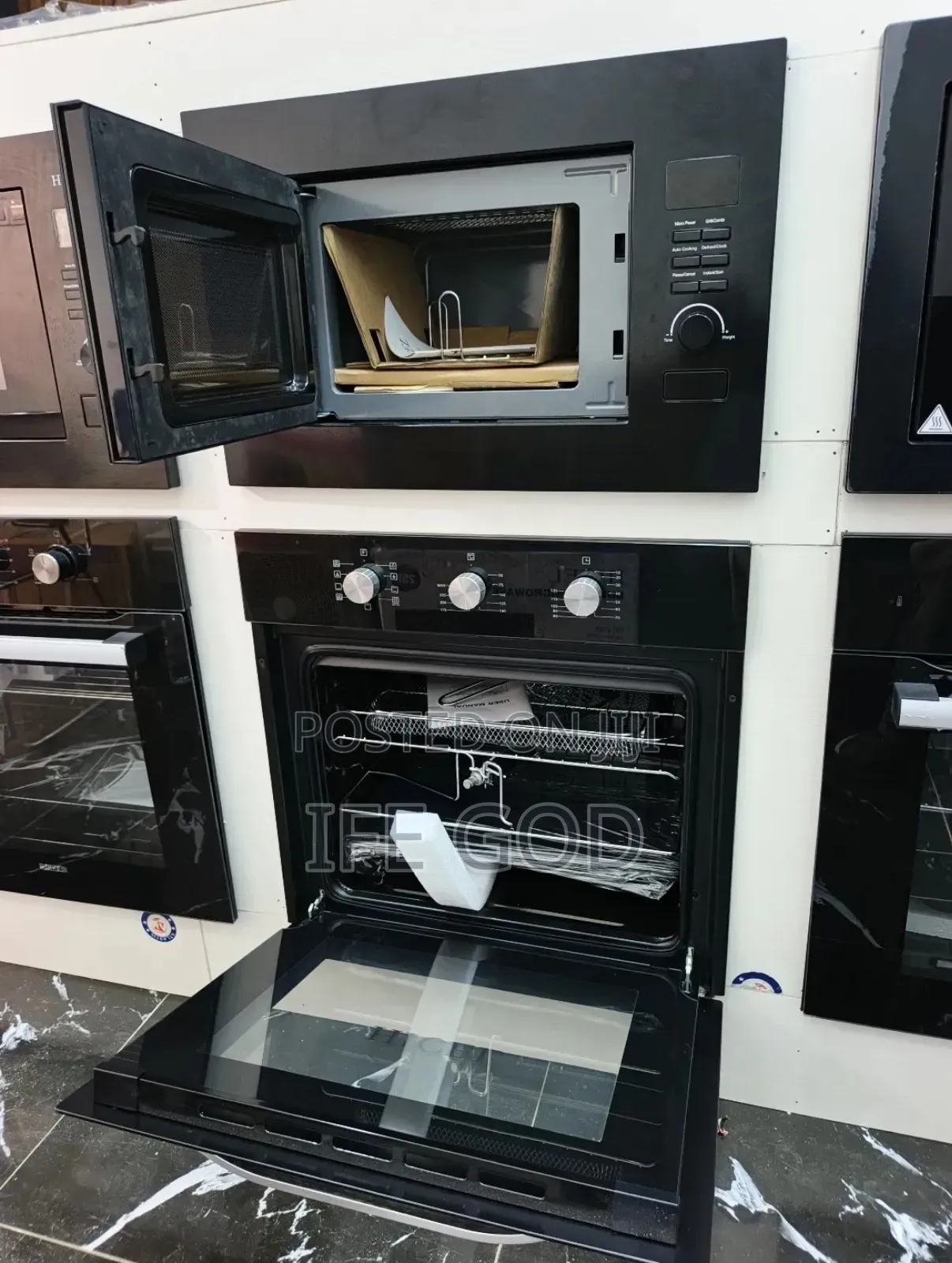 Original HICEL ITALY Design Built-in Gas & Electric Oven & Microwave
