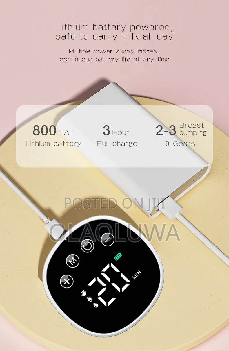 MY-376 Wearable Single Electric Breast Pump Portable