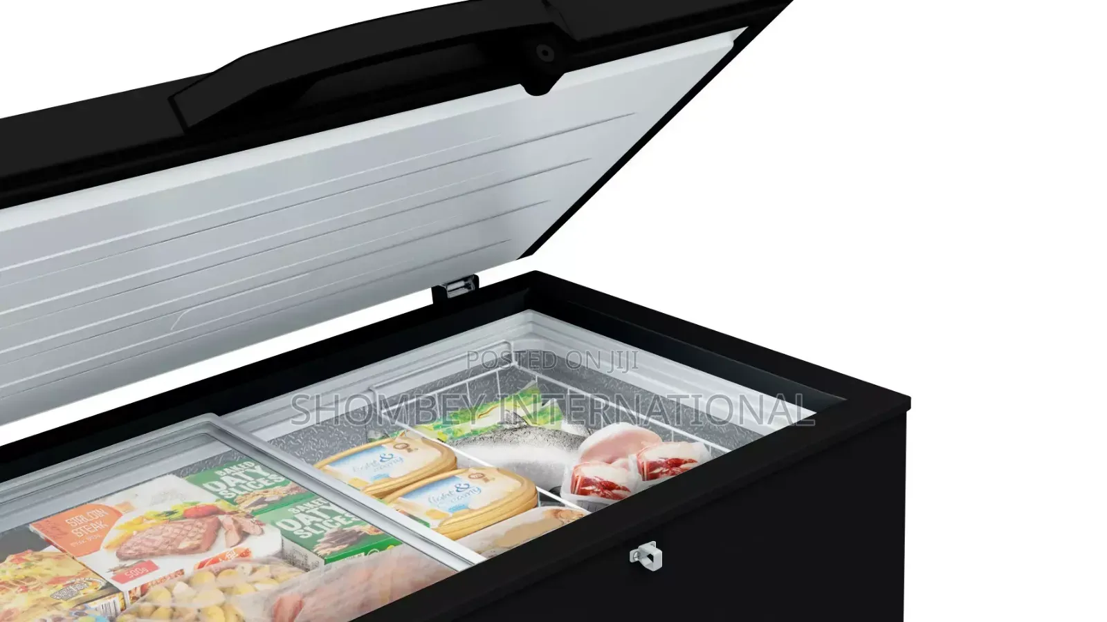 Hisense 250 320SH Top Glass Display Chest Freezer