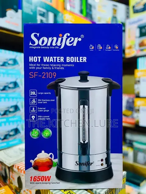 Sonifer 20L Commercial Stainless Steel Hot Water Boiler & Urn