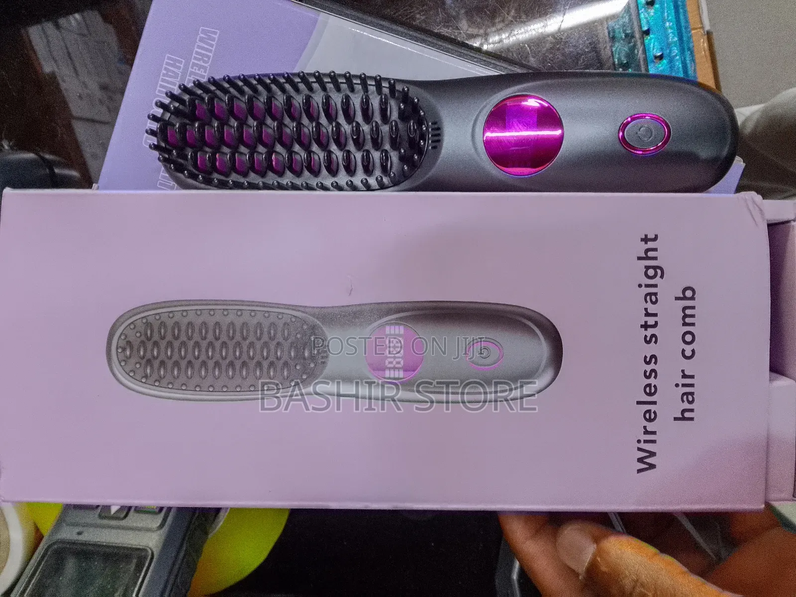 Wireless Hair Straightener Brush