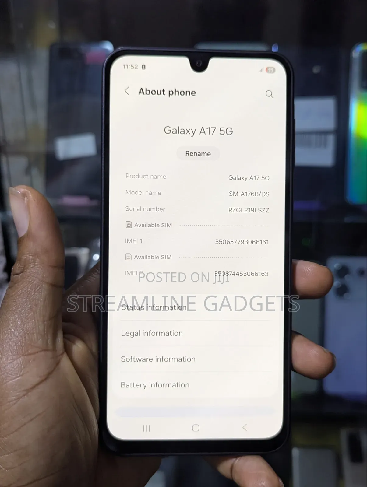 Samsung Galaxy A17 5G 128 GB Black