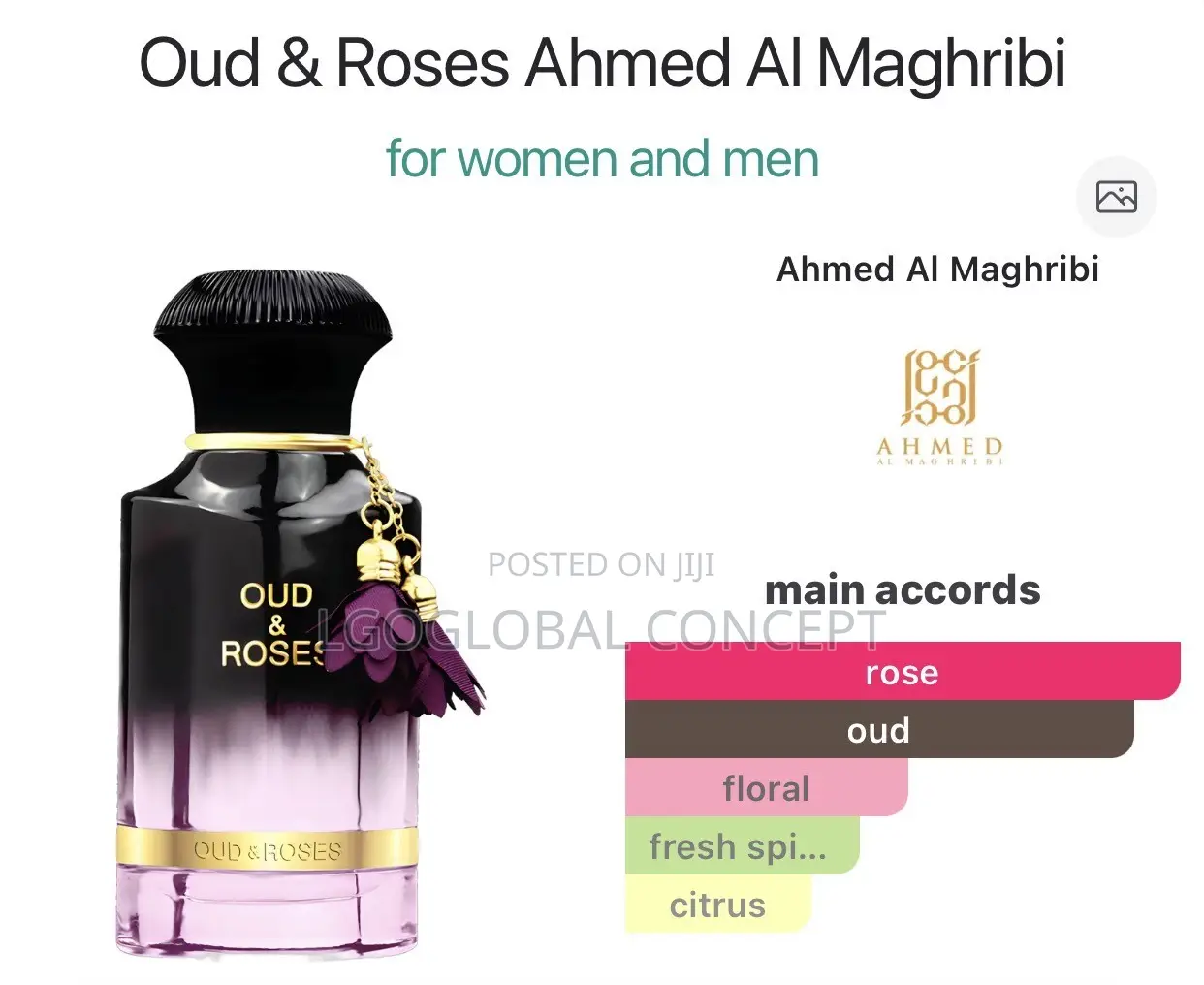 Ahmed Almaghribi Oud & Roses